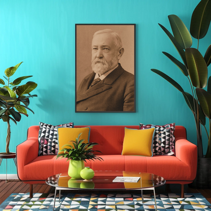 Benjamin Harrison 23rd President Sepia Photo