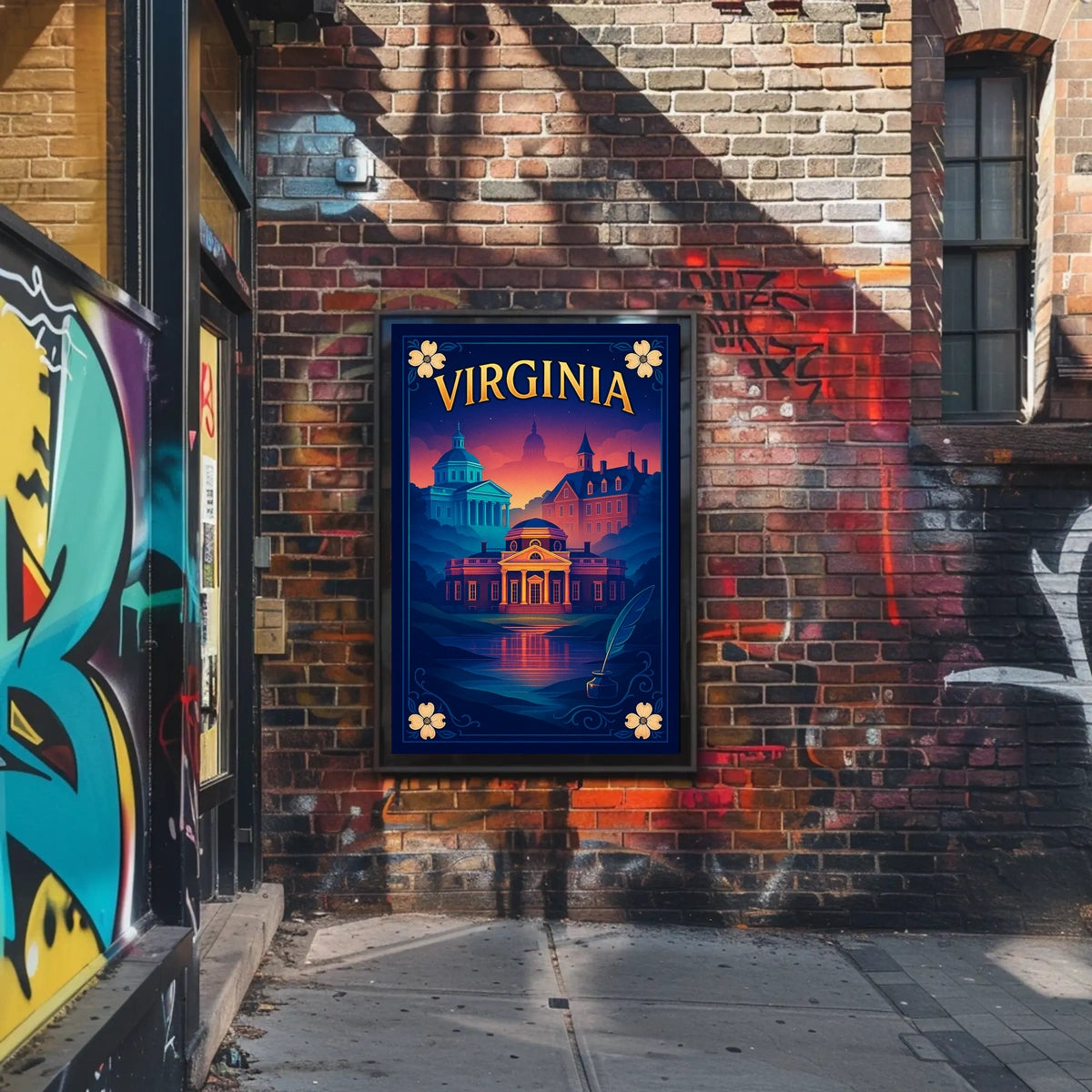 Virginia A Historical Tribute Poster