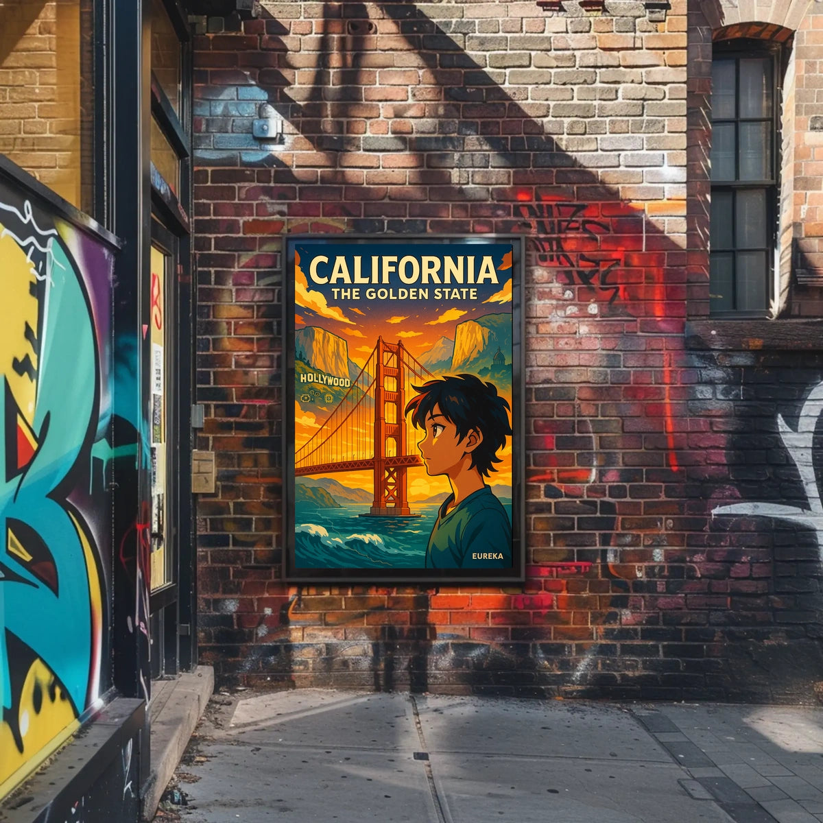 California The Golden State Poster