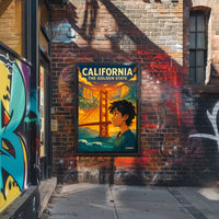 California The Golden State Poster