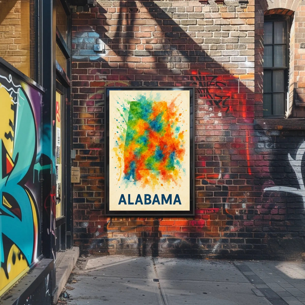 Vibrant Alabama Poster