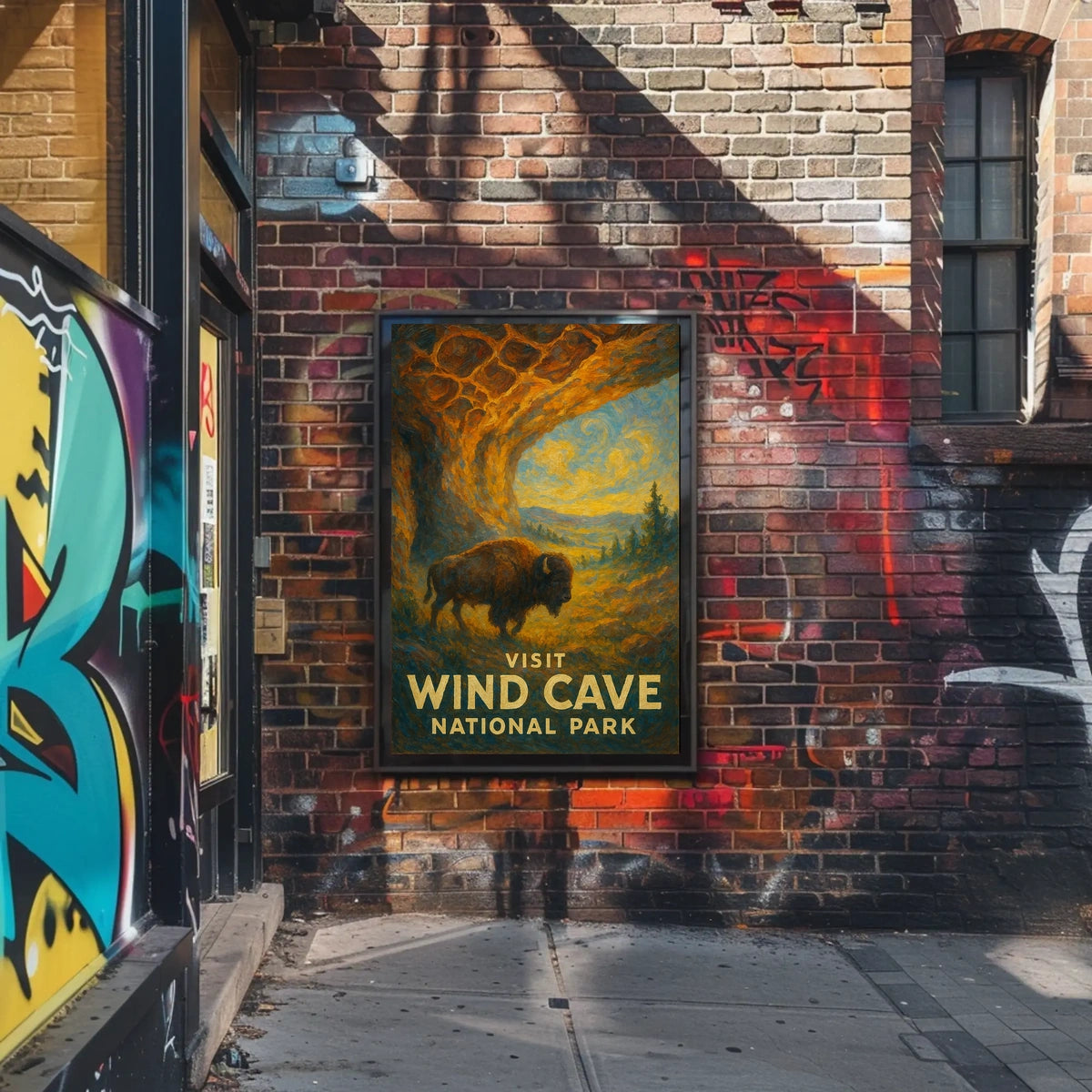 Visit Wind Cave National Park Poster
