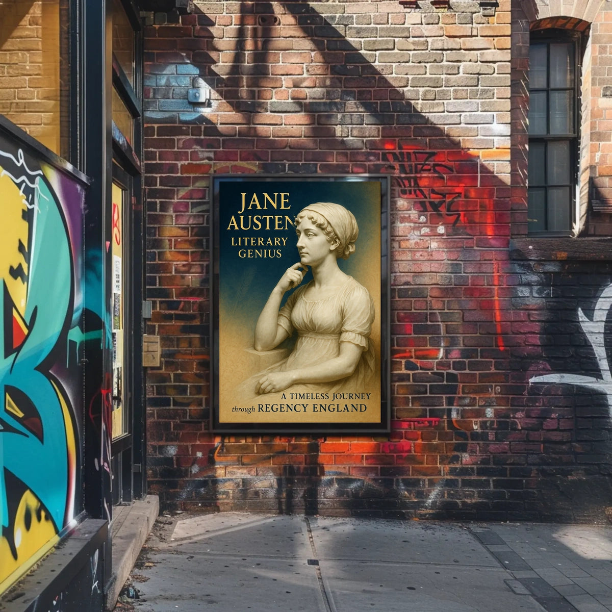 Jane Austen Literary Genius Poster