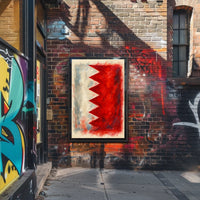 Abstract National Colors Abstract Poster