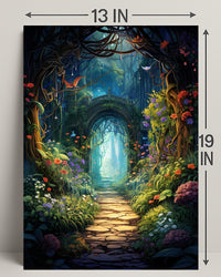 Enchanted Garden Pathway Poster