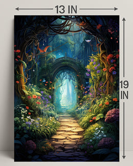 Enchanted Garden Pathway Poster