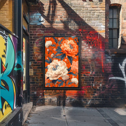 Vibrant Floral Elegance Wall Art Print