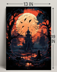 Haunted Mansion Under The Blood Moon Poster