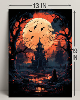 Haunted Mansion Under The Blood Moon Poster