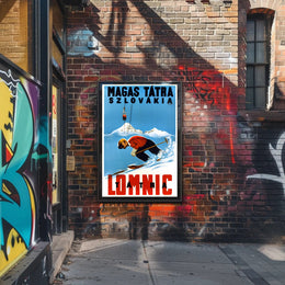 Skiing in the High Tatras Poster PosterGoat