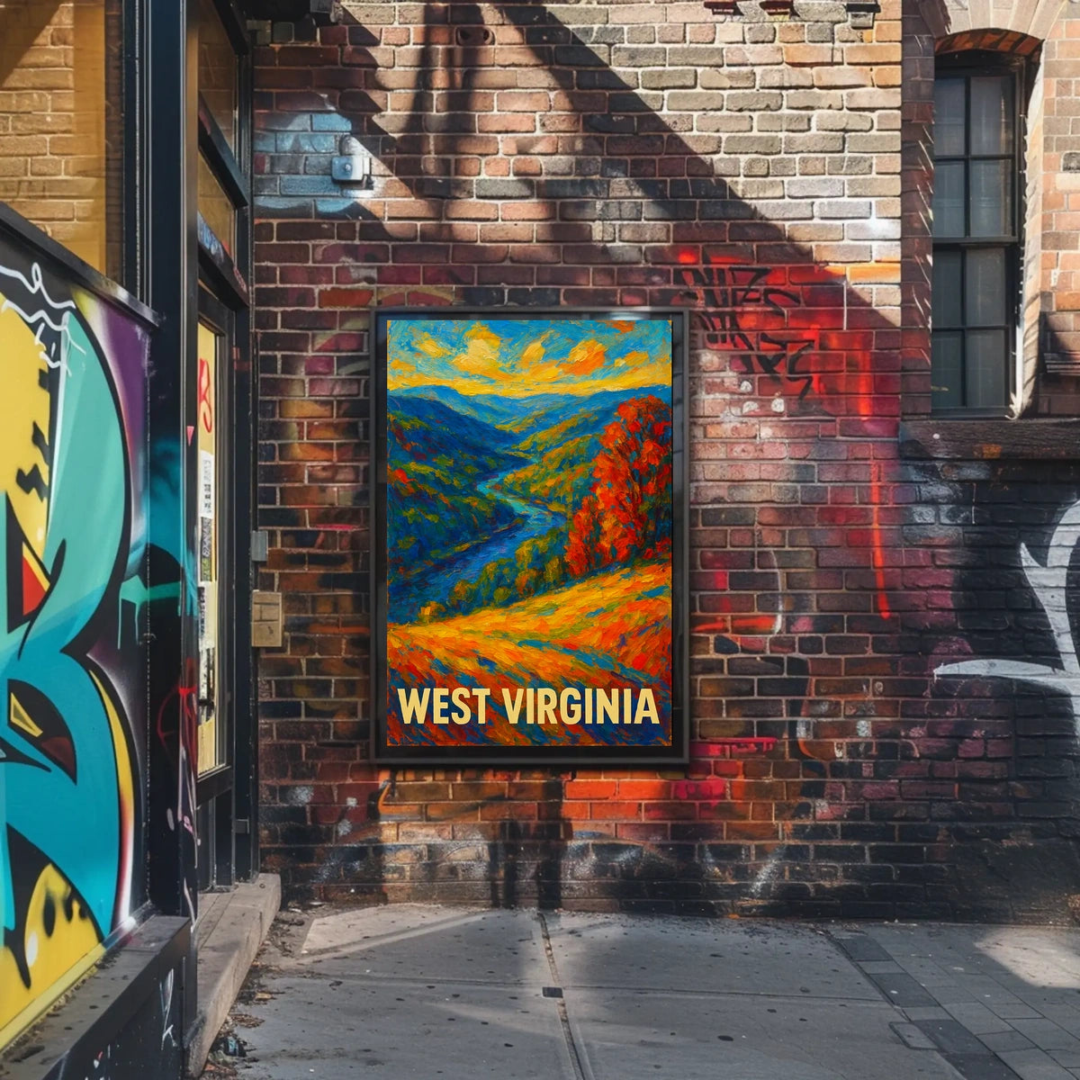 West Virginia Landscape Poster