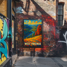 West Virginia Landscape Poster