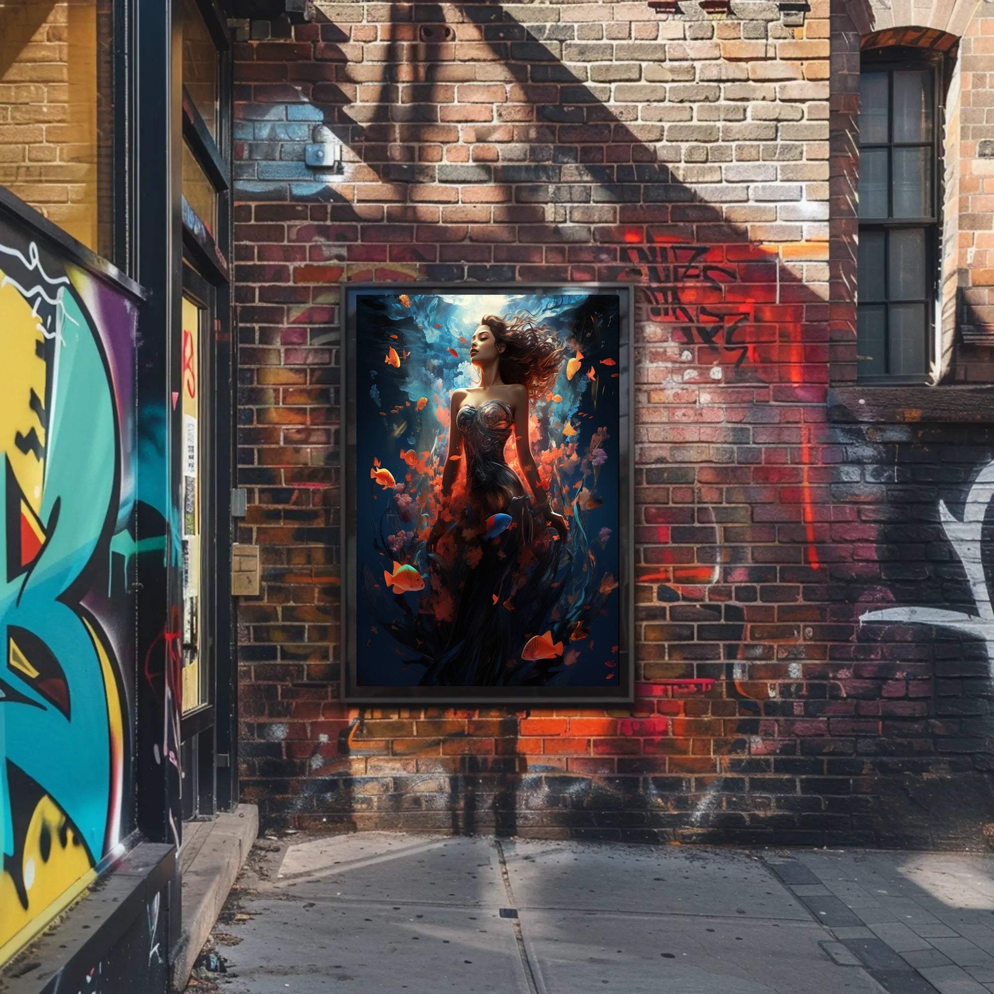 Underwater Elegance Poster