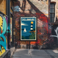 Delaware Coastal Charm Poster