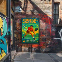 Pickleball Passion Poster