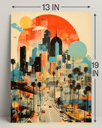 Urban Sunset Poster