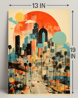 Urban Sunset Poster