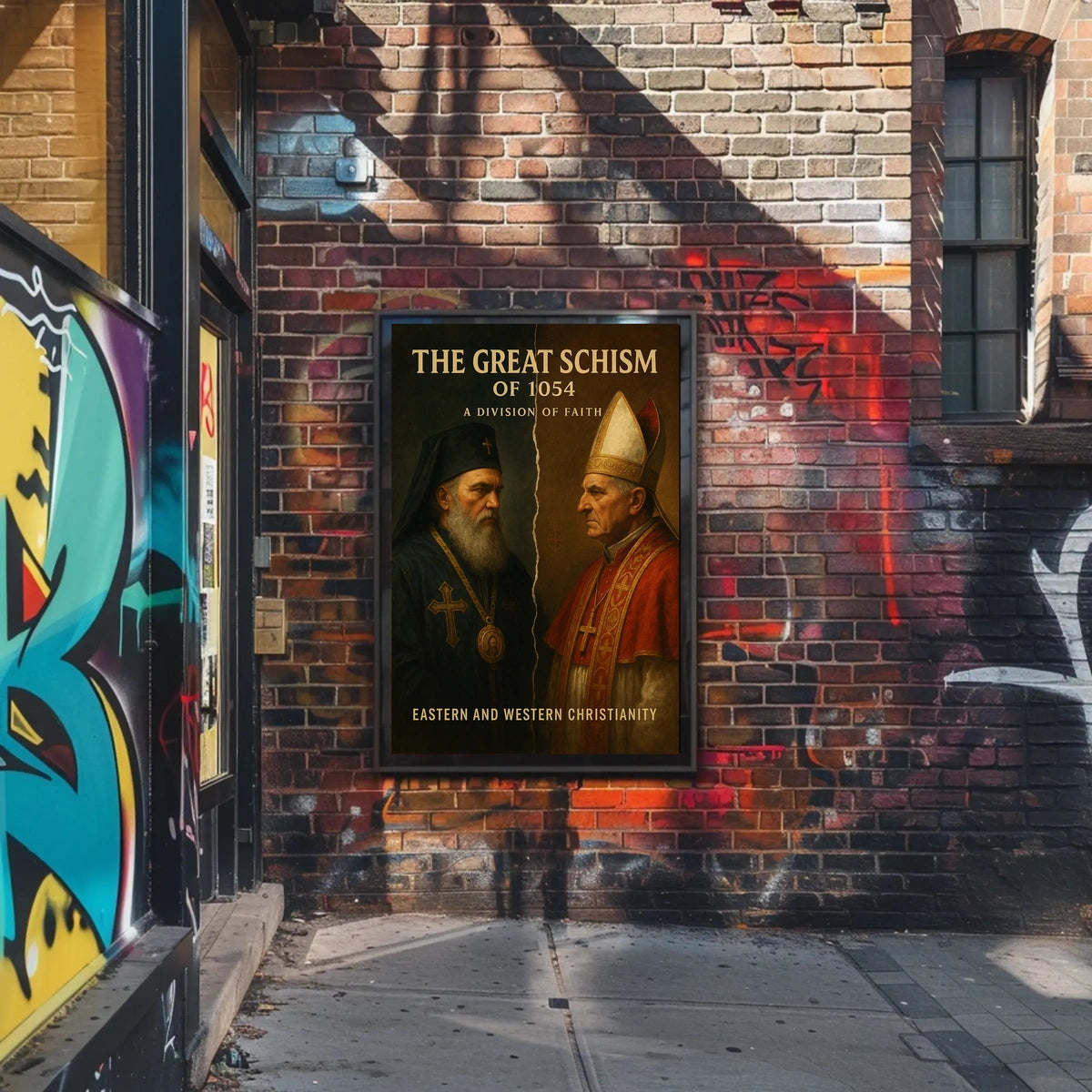 Great Schism 1054 Eastern Western Poster