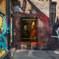 Great Schism 1054 Eastern Western Poster