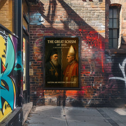 Great Schism 1054 Eastern Western Poster