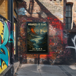 Wrangell-St. Elias National Park Poster