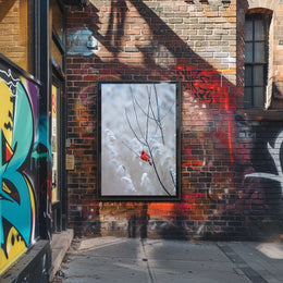 Winter Cardinal Poster