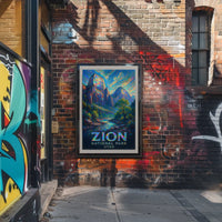 Zion National Park Poster