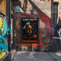 Albert Einstein A Universe of Thought Poster