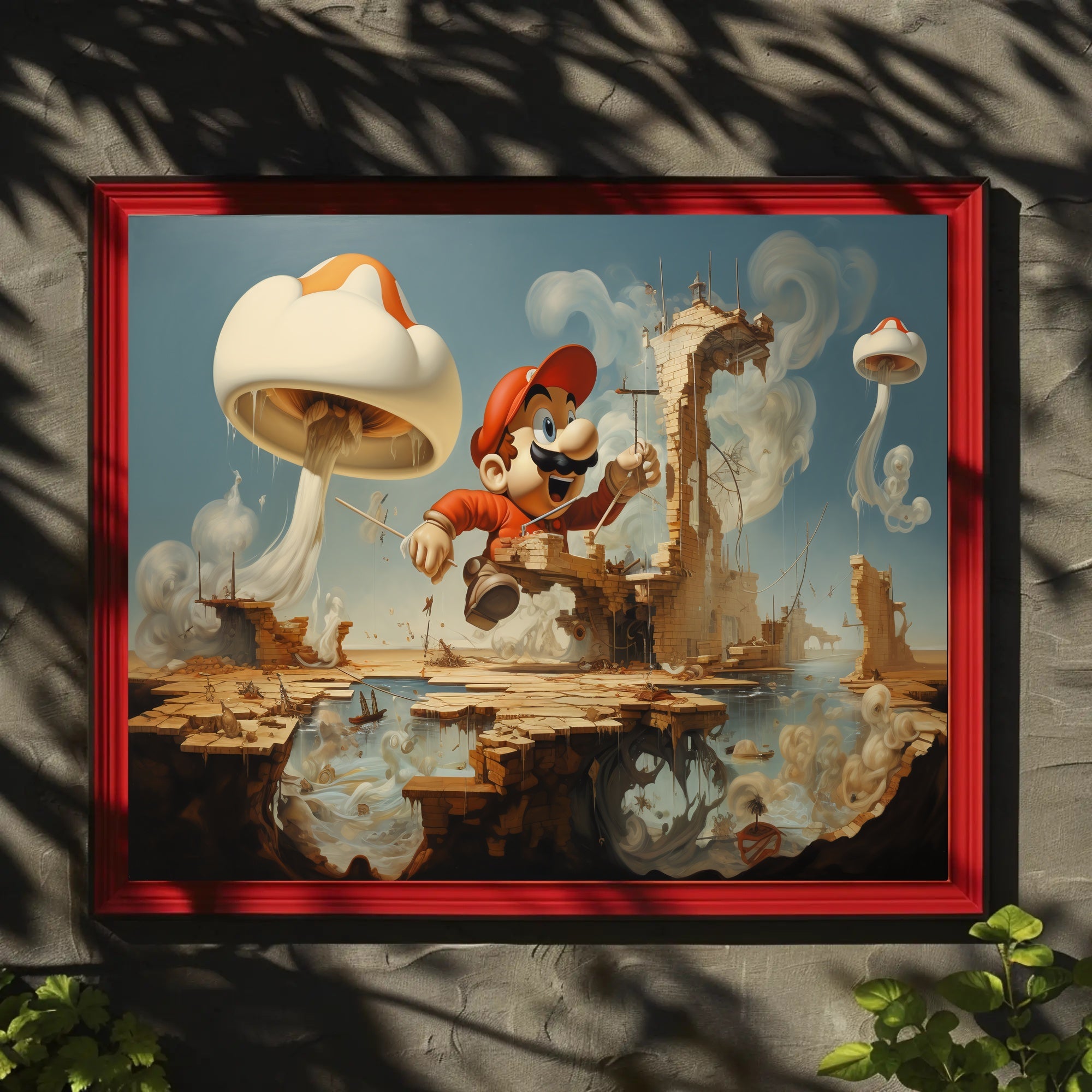 Surreal Post-Apocalyptic World Fantasy or Mythology Poster