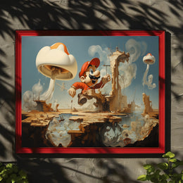 Surreal Post-Apocalyptic World Fantasy or Mythology Poster