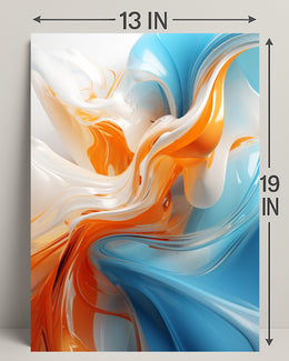 Abstract Fluid Dynamics Abstract Poster PosterGoat