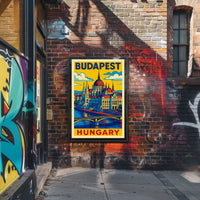 Budapest A Vibrant Tribute Poster