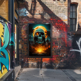 Skull Island Sunset Poster