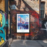 London Skyline Art Poster