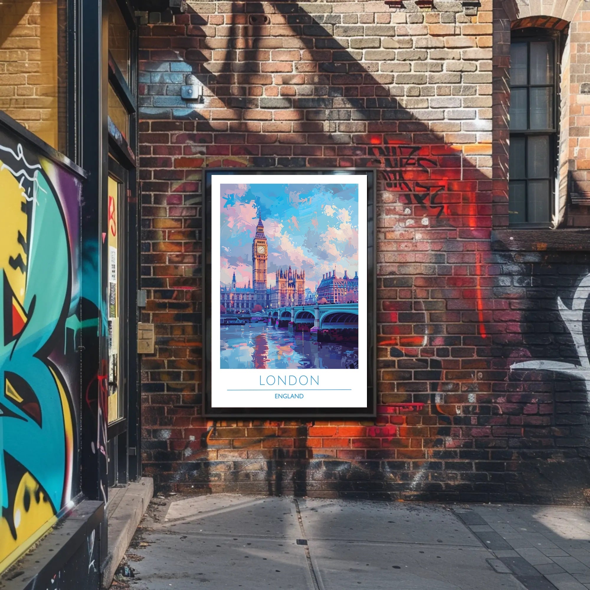 London Skyline Art Poster