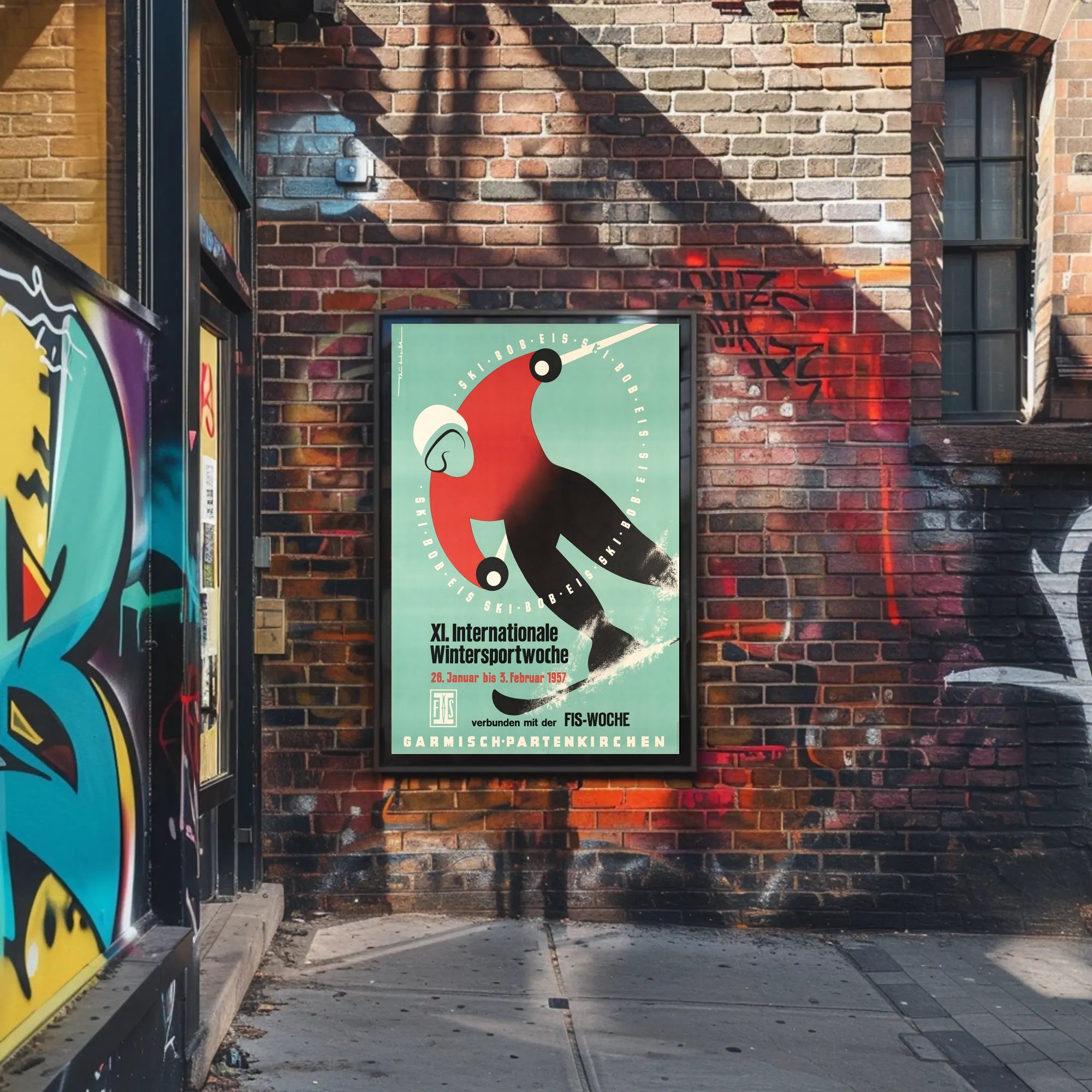 XI Internationale Wintersportwoche Poster PosterGoat