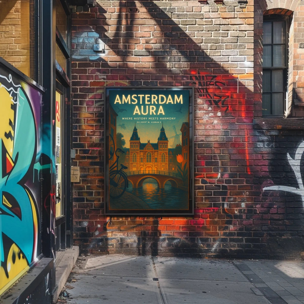 Amsterdam Aura Poster