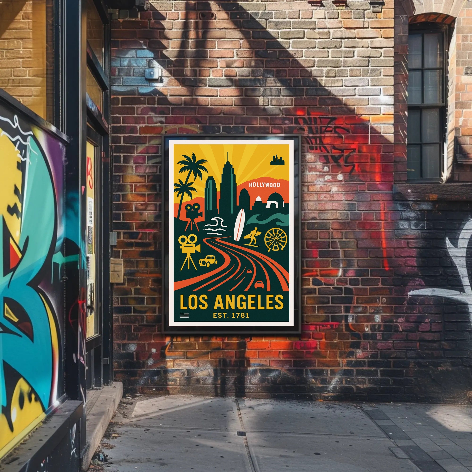 Los Angeles City of Dreams Poster PosterGoat