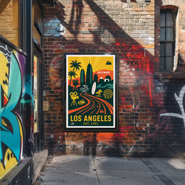 Los Angeles City of Dreams Poster PosterGoat
