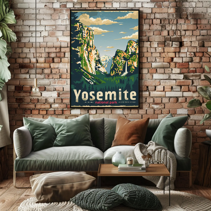 Yosemite National Park El Capitan Travel Poster