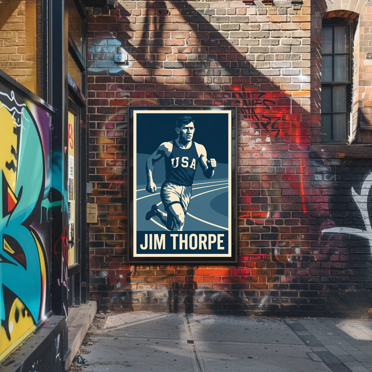 Jim Thorpe Athletic Legend Poster