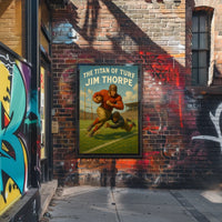 The Titan of Turf Jim Thorpe Poster