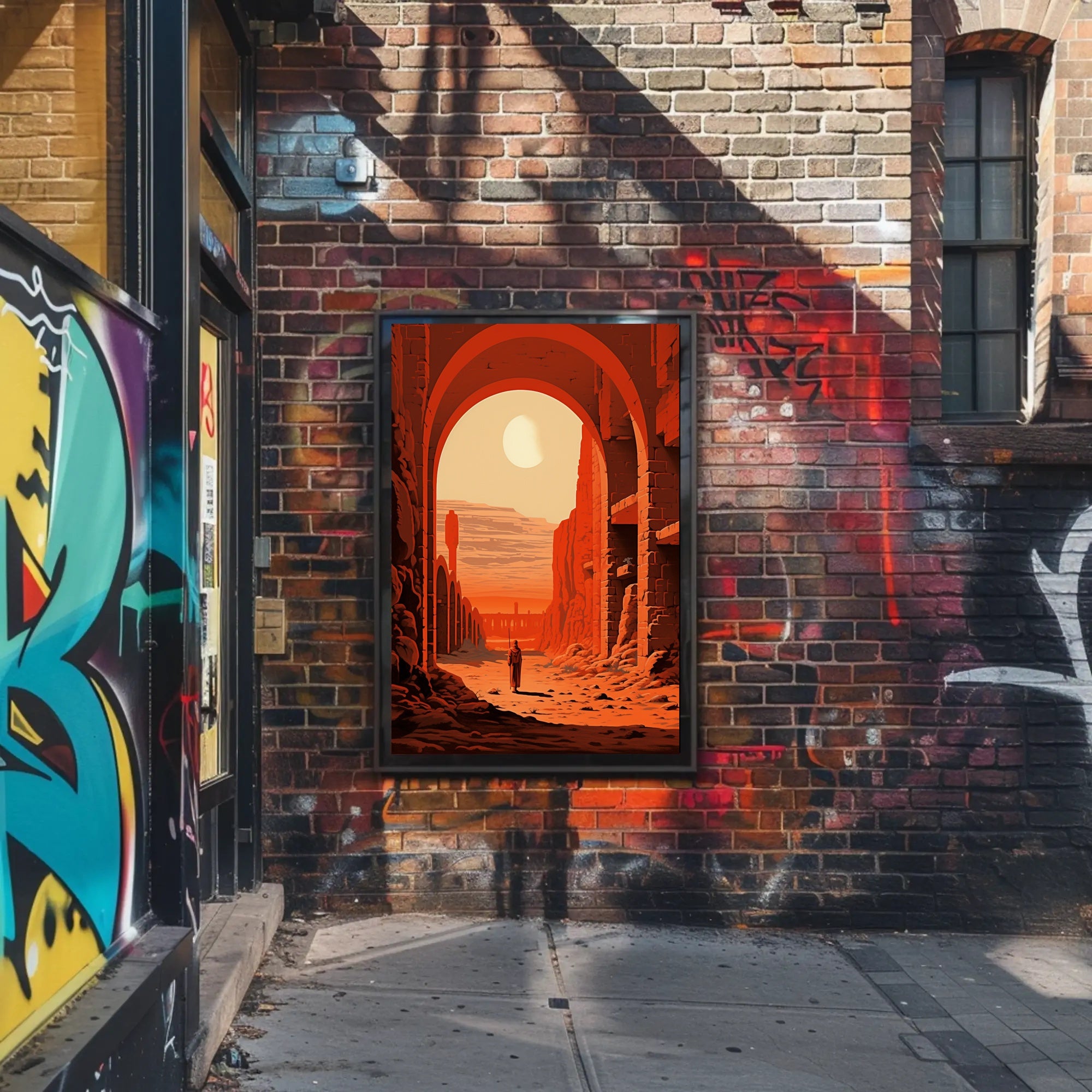 Journey Through The Arches Poster PosterGoat