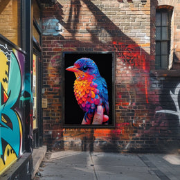 Vibrant Bird Of Paradise Poster