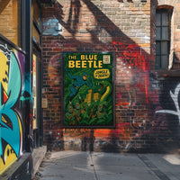 The Blue Beetle Adventure Pop Culture Poster