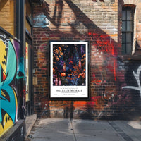 William Morris Cotton Prints Exhibition Poster