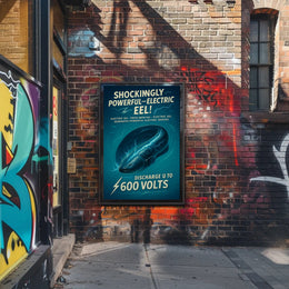Shockingly Powerful Electric Eel Poster
