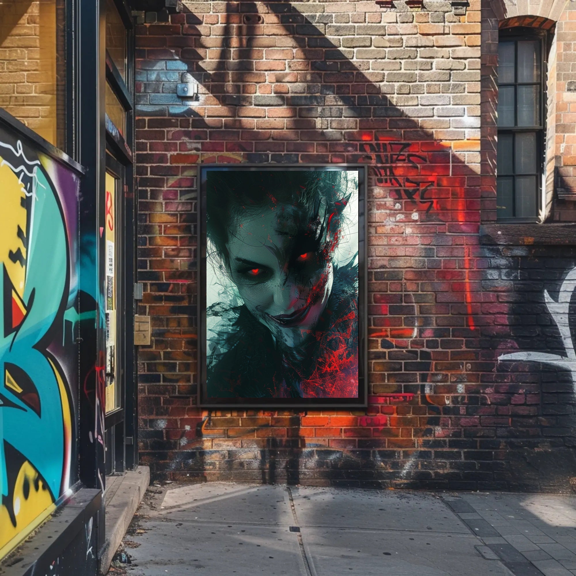 Enigmatic Glare Poster PosterGoat