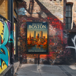 Discover Boston Poster