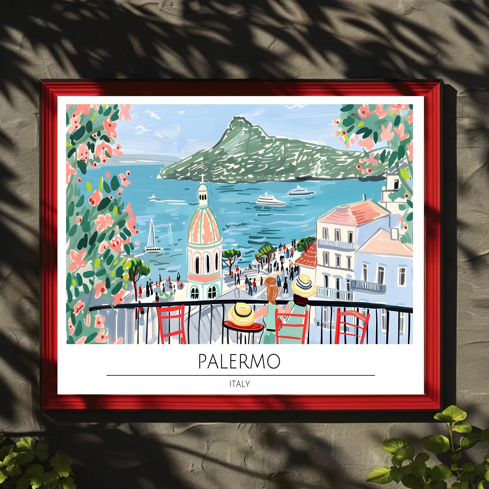 Scenic View of Palermo Poster